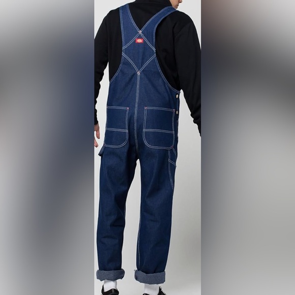 Dickies Blue Denim Overalls - Picture 3 of 4